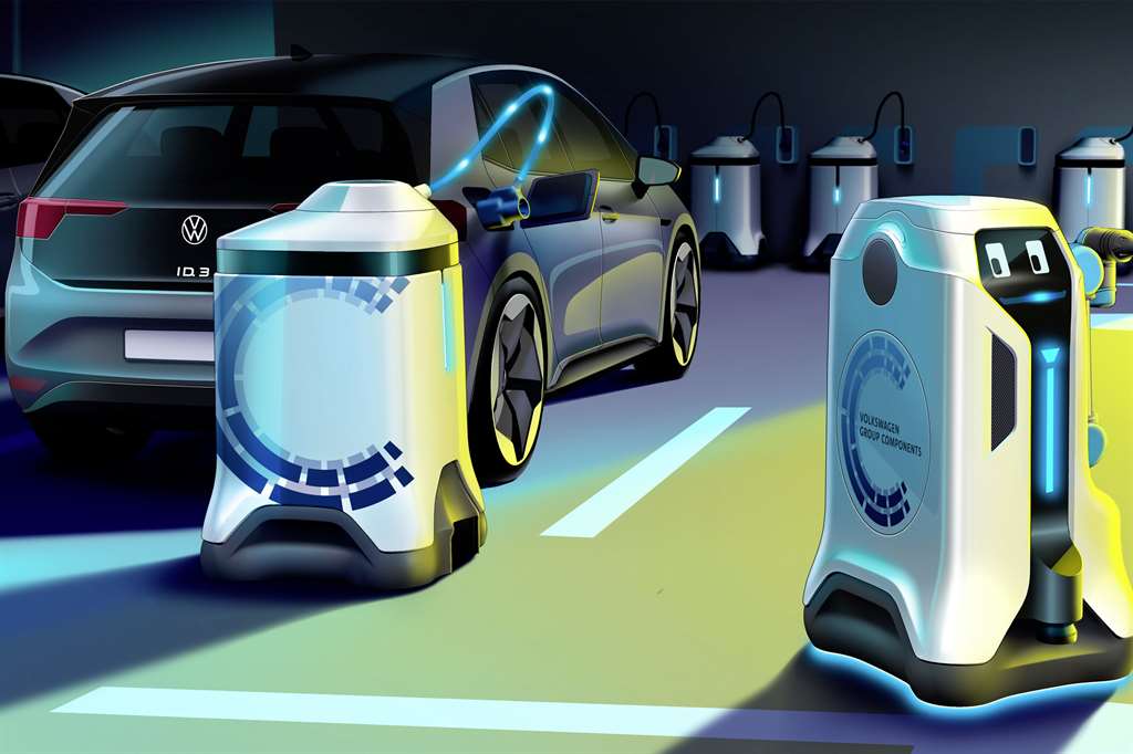 Τώρα αυτόνομα ρομπότ φόρτισης ηλεκτρικών αυτοκινήτων