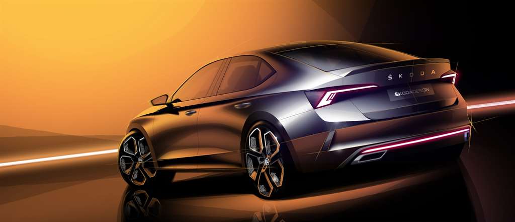 Πρώτα σκίτσα της νέας SKODA OCTAVIA RS iV