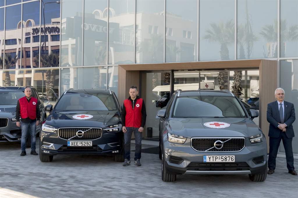 Η Volvo Car Hellas ενισχύει Ελληνικό Ερυθρό Σταυρό