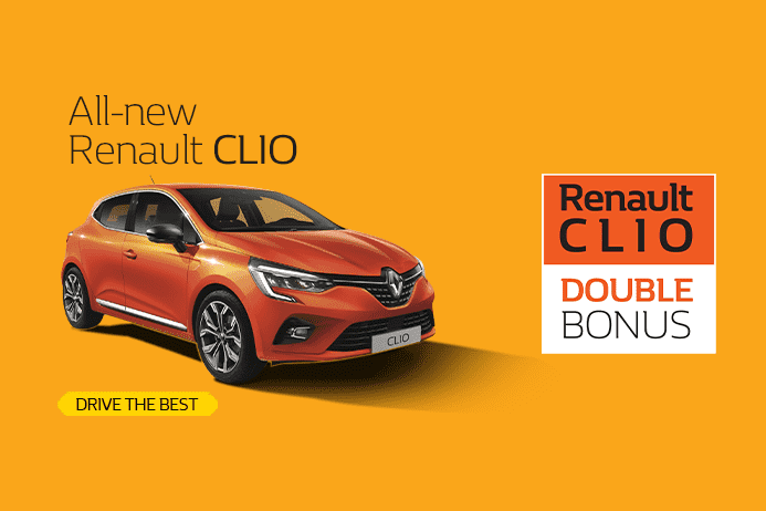 Τώρα Renault Clio με Double Bonus