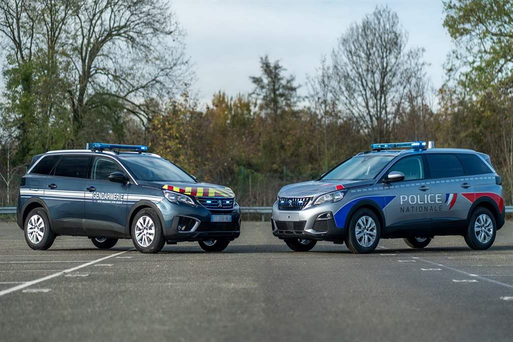 1.263 Peugeot 5008 σε Γάλλους αστυνομικούς