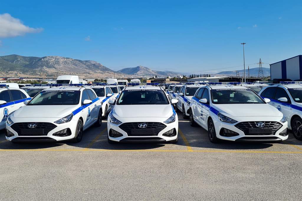 33 νέα περιπολικά Hyundai i30 για την Ελληνική Αστυνομία