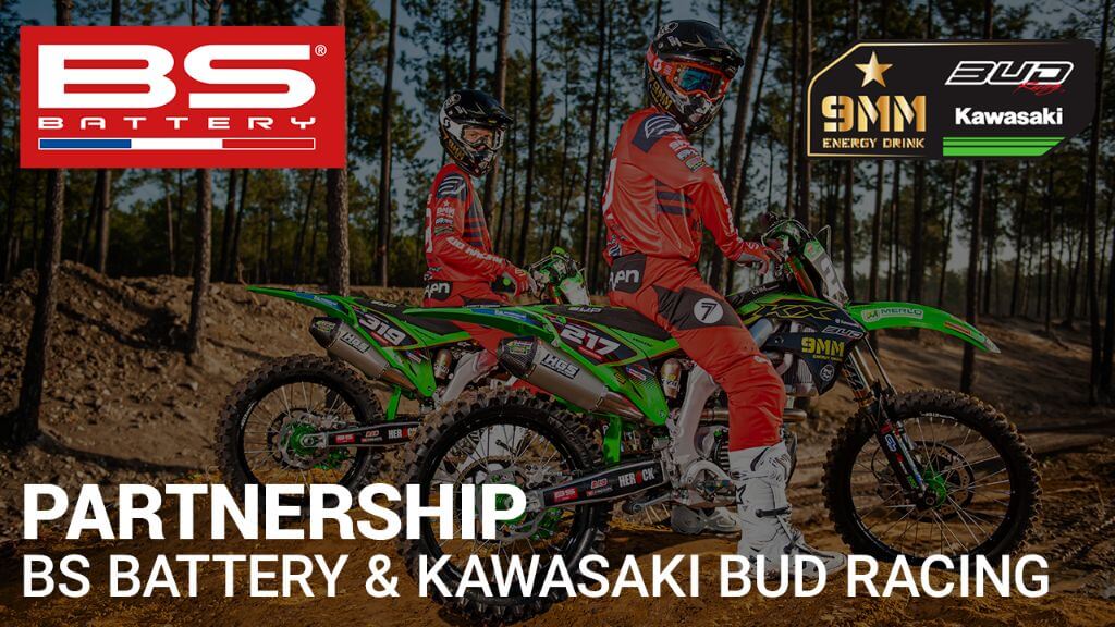 Ανακοίνωση συνεργασίας BS Battery - Kawasaki Bud Racing Team