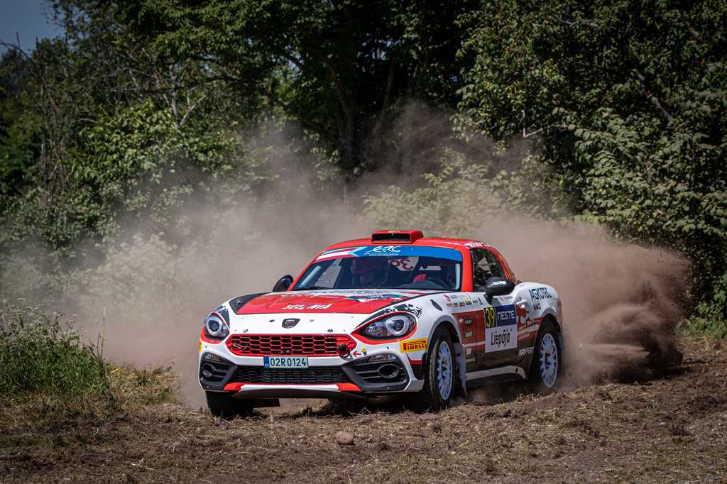 05_Marin Rada - Jaroslav Jugas (CZE - Agrotec) - Abarth 124 rally - Rally Liepaja