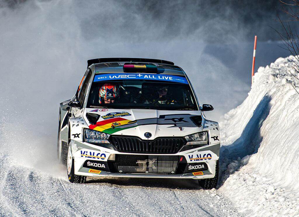 SKODA_ΡΑΛΥ ΣΟΥΗΔΙΑΣ - SKODA FABIA Rally2 evo - BRUNO BULACIA-MARC MARTI (1)