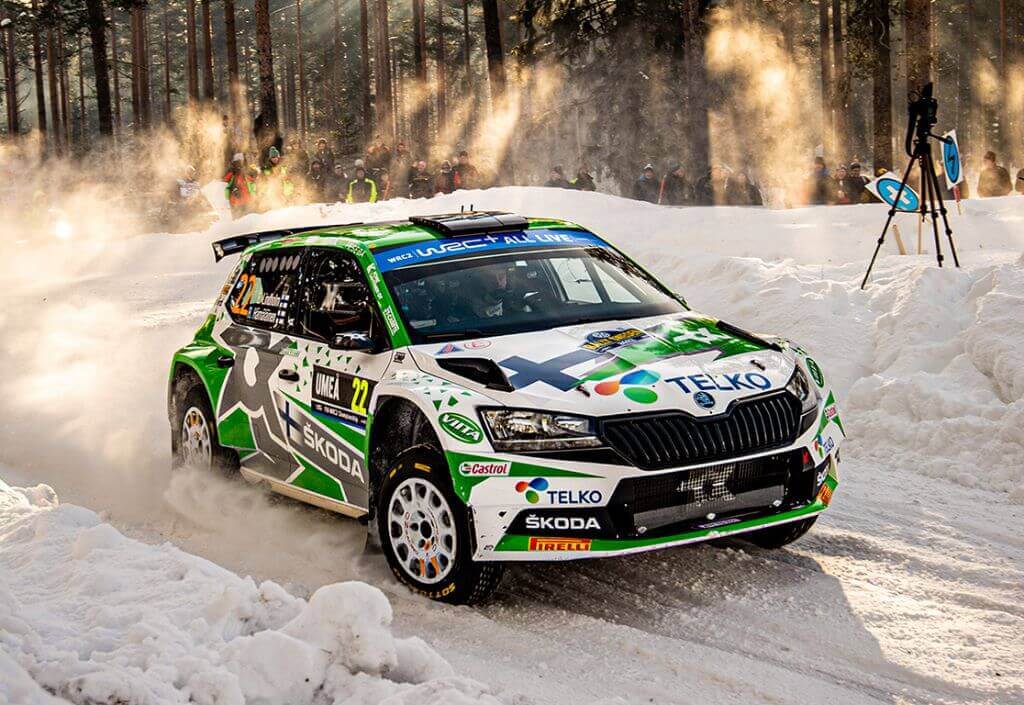 SKODA_ΡΑΛΥ ΣΟΥΗΔΙΑΣ - SKODA FABIA Rally2 evo - EMIL LINDHOLM-REETA HAMALAINEN___2 (1)
