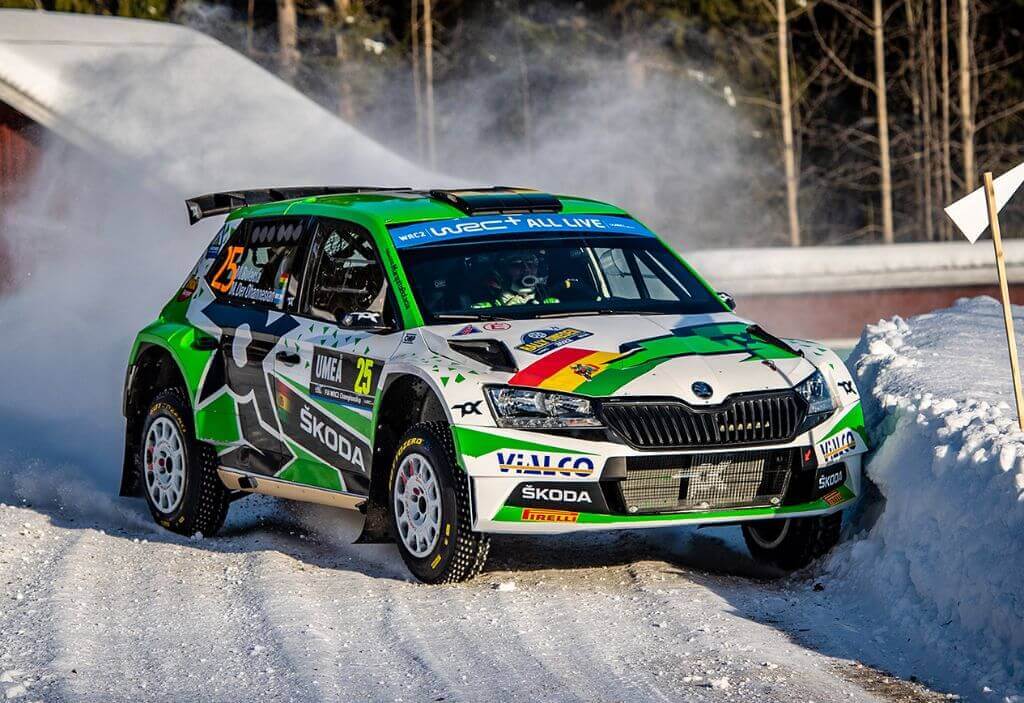 SKODA_ΡΑΛΥ ΣΟΥΗΔΙΑΣ - SKODA FABIA Rally2 evo - MARCO BULACIA-MARCELO DER OHANNESIAN (1)