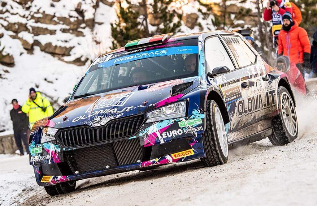 SKODA_ΡΑΛΥ ΜΟΝΤΕ ΚΑΡΛΟ - SKODA FABIA Rally2 evo - MAURO MIELE-LUCA BELTRAME (1)