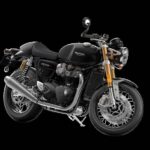 Thruxton RS Front 3-4 - Jet black