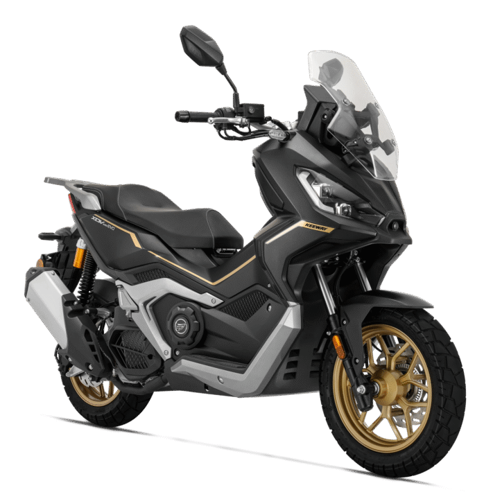 Ξανά διαθέσιμο το νέο crossover scooter Keeway XDV125EVO E5+ σχεδιασμένο για αστικές και  εκτός δρόμου μετακινήσεις.